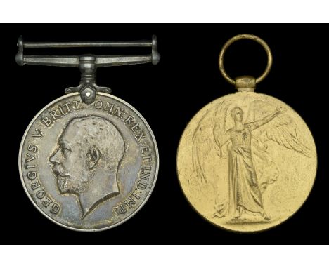 Pair: Private R. G. Chambers, Hampshire Yeomanry  British War and Victory Medals (1560. Pte. R. G. Chambers. Hamps. Yeo.) goo
