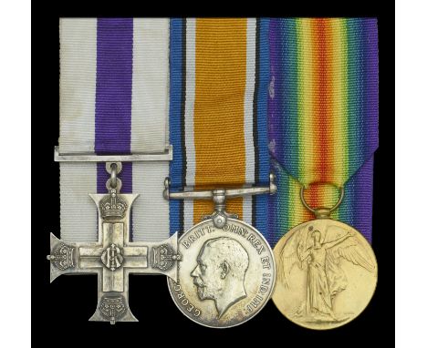 A Great War ‘North Russia’, Archangel Force M.C. group of three awarded to Captain J. Peter, Royal Army Medical Corps, attach