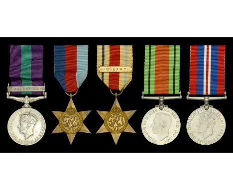 Five: Guardsman T. Hoggett, 1st Battalion, Irish Guards, who was killed in action at Djebel Bou Aoukaz, Tunisia, on 30 April 