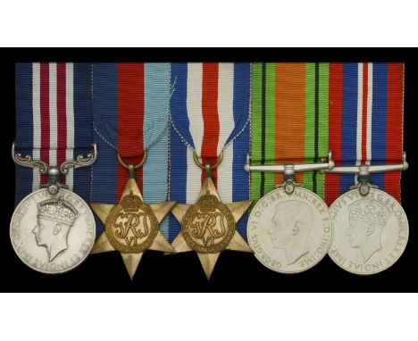 A Second War ‘North West Europe 1945’ M.M. group of five awarded to Private T. A. Jarvis, 5th Battalion, King’s Own Scottish 