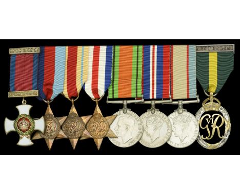 A Second War ‘Battle of Crete’ D.S.O. group of eight awarded to Major H. C. D. Marshall, Australian Military Forces, who reco