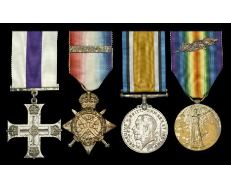 A scarce and early Great War 1914 ‘First Battle of Ypres’ M.C. group of four awarded to Captain C. B. Wilson, 10th Hussars an