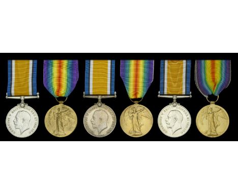 Pair: Stoker First Class F. J. Mallon, Royal Navy British War and Victory Medals (K.29955 F. J. Mallon. Sto. 1 R.N.) very fin