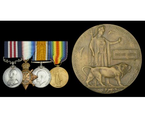 A Great War 1916 ‘Western Front’ M.M. group of four awarded to Sergeant G. Betts, 1st Battalion, Northumberland Fusiliers, wh