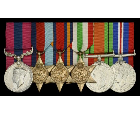 A scarce Second War 1944 ‘Kohima operations’ D.C.M. group of six awarded to Warrant Officer Class 2 H. Beckett, York and Lanc