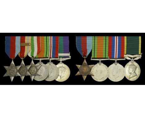 Six: Corporal M. B. Innis, Royal Electrical and Mechanical Engineers 1939-45 Star; Africa Star, 1 clasp, 1st Army; Italy Star