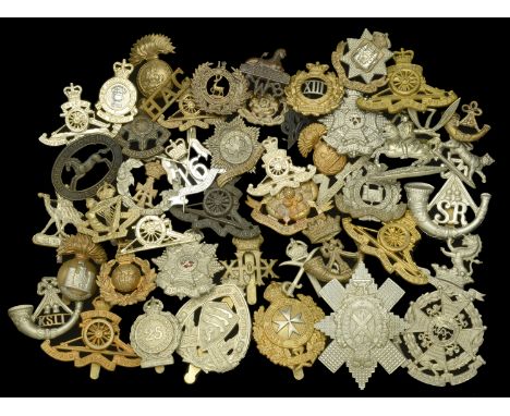 A Selection of Military Cap Badges. Including 4th Royal Irish Dragoon Guards, 7th Dragoon Guards, 13th Hussars, 20th Hussars,