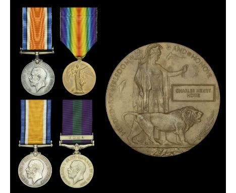 Pair: Private H. Howe, York and Lancaster Regiment British War and Victory Medals (204441 Pte. H. Howe. Y. & L.R.) good very 