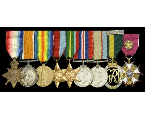 An extremely well-documented group of nine awarded to Colonel W. V. Jardine-Blake, Australian Imperial Force, who served at G