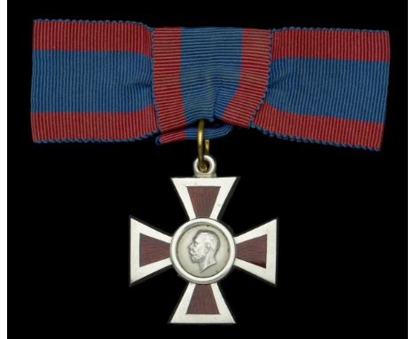 Royal Red Cross, 2nd Class (A.R.R.C.), G.V.R., silver and enamel, with replacement ring suspension, on lady’s bow riband, in 