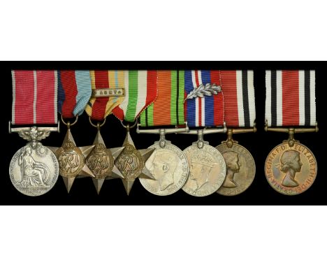 A Second War B.E.M. group of seven awarded to Sergeant J. B. Richardson, Royal Artillery  British Empire Medal, (Military) G.