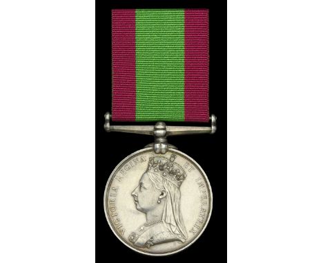 Afghanistan 1878-80, no clasp (Maj: W. R. Bunbury. Bl: S.C. Exe: Com: Off:) minor edge bruising, nearly extremely fine £140-£