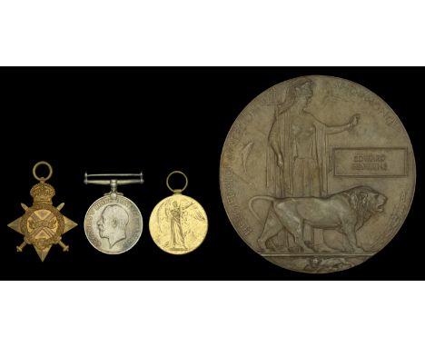 Three: Stoker First Class E. Hawkins, Royal Navy, who was killed in action when H.M.S. Hampshire was sunk on 5 June 1916  191