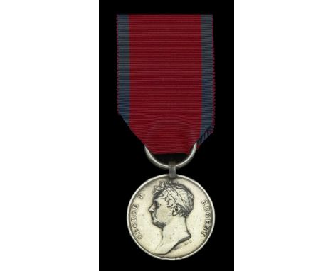 Renamed Medal: Waterloo 1815 (James Fox. 12th Reg, Light Dragoons.) re-engraved naming, with original steel clip and later sp