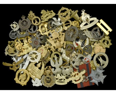 A Selection of South African Military Cap Badges c.1914-60. Including Engineers, Military Police, Army Service Corps, Chaplai
