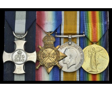 A rare Great War ‘airship operations’ D.S.C. group of four awarded to Captain C. S. Coltson, Royal Air Force, late Royal Nava