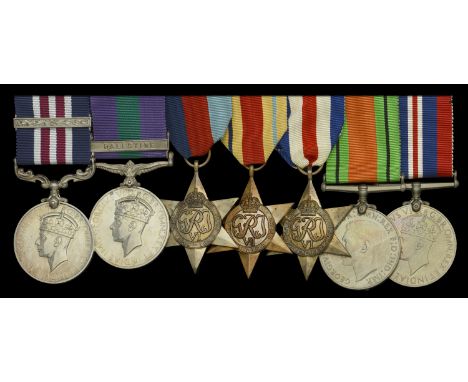 The remarkable and rare Second War 1942 ‘escape and evasion’ M.M., and 1944 ‘North West Europe’ Second Award Bar group of sev