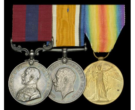 A rare Great War D.C.M. group of three awarded to Battery Sergeant-Major A. J. Mulcahy, 2nd Canadian Motor Machine-Gun Brigad