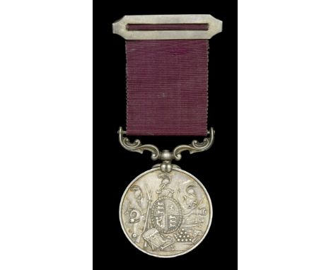 Army L.S. & G.C., V.R., 3rd issue, small letter reverse (2826 Serjt. Major Peter Kenny 1st. Battn. 11th. Foot) with contempor