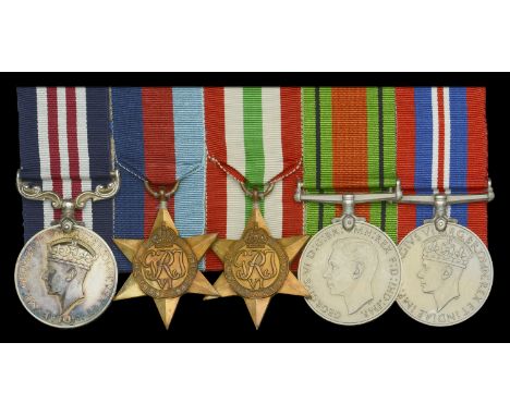 An ‘Immediate’ Second War ‘Italy theatre’ M.M. group of five awarded to Lance-Sergeant L. W. Etheridge, Hampshire Regiment, f