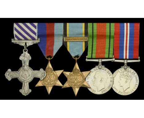 Distinguished Flying Cross, G.VI.R., reverse officially dated ‘1945’; mounted for wear together with a 1939-45 Star; Air Crew