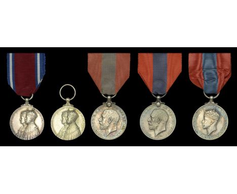 Jubilee 1935 (2) (Lieut-Colonel G. Ireland; Cons. R. Whitelaw. G.P.) both contemporarily engraved; Imperial Service Medal (3)
