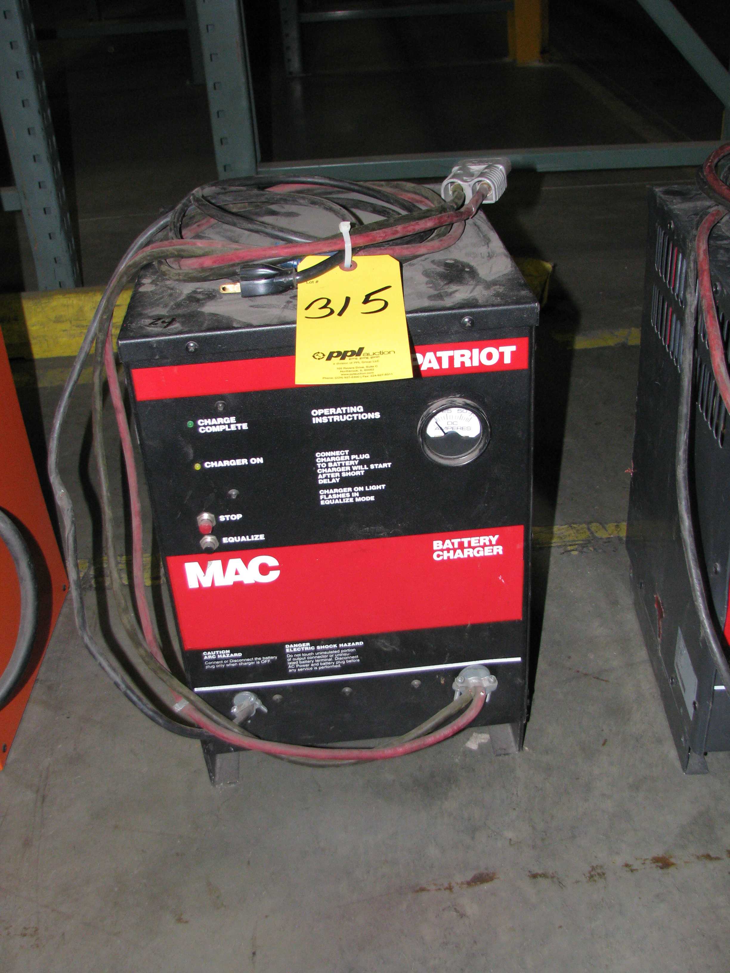 Mac Patriot 24 Volt Battery Charger