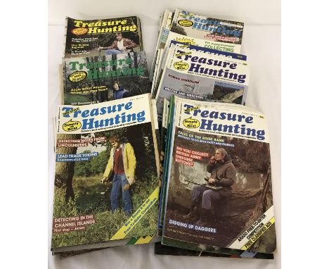 45 copies of "Treasure Hunting" magazine dating from 1981 to 1985.  
