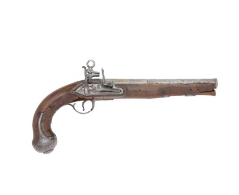 A Spanish 16-Bore Miquelet-Lock Belt Pistol   By Astiazaran-Ribas Of Placencia, Early 19th CenturyWith two-stage barrel with 