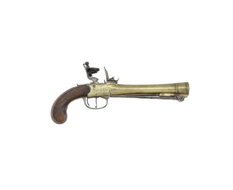 A Rare Flintlock Patent Box-Lock Blunderbuss-PistolBy John Waters &amp; Co. Of Birmingham, No. 495, Circa 1781With brass barr