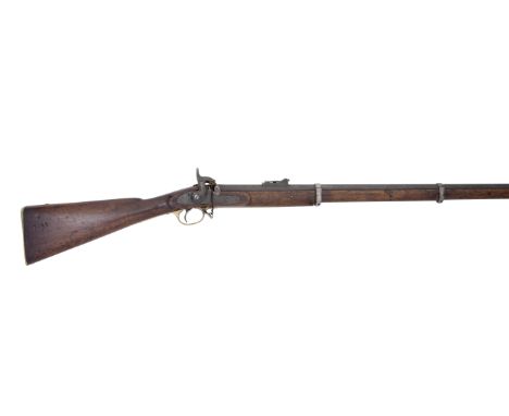 A .577 Percussion 1853 Pattern Fourth Model Rifle MusketDated 1857Of regulation pattern, the butt stamped on one side with ci