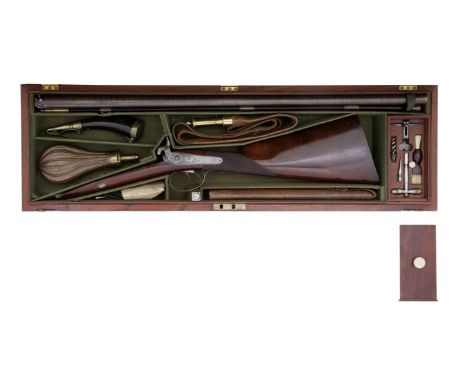 A Fine 16-Bore D.B. Percussion Sporting Gunby Gameson &amp; Williams, 67 Threadneedle Street, London, No. 36, Circa 1830With 