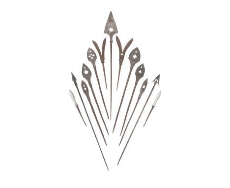 Eleven Yano-NeUnsigned, Edo And LaterOf various shapes including two Karimata, four Yanagiha, four Togari and one Rinzetsu; t