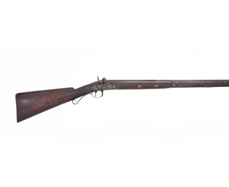 A Very Rare 11-Bore Sporting Gun With Forsyth Patent Roller Primer  By R. Fenton, London, No. 1951, Circa 1819Rebuilt from fl