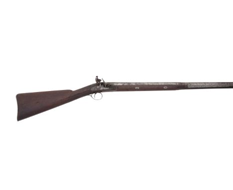 A 14-Bore Flintlock Sporting GunBy John Manton, London, Circa 1808With sighted two-stage Tuscan barrel struck with crowned ma