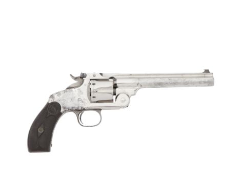 A .32-44 (S&amp;W) Smith &amp; Wesson New Model No. 3 Single-Action Six-Shot RevolverNo. 74, Circa 1878With sighted barrel st