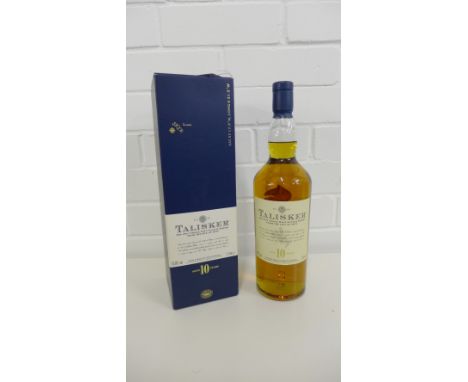 Talisker, single malt Scotch Whisky, aged 10yrs, 45.8% vol, 1ltr, boxed
