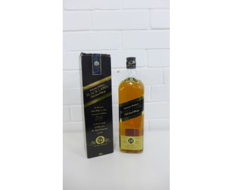 Johnny Walker, Black Label Old Scotch Whisky, aged 12 yrs, distilled to commemorate 500 years of Scotch Whisky distilling sin
