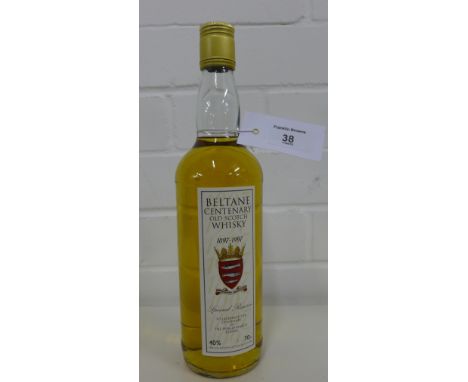 Beltane Centenary, Old Scotch Whisky, 1897-1997, Special Reserve to celebrate the Centenary of the Peebles March Riding, dist