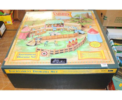 A Britains No. 08761 Tournament Diorama gift set 1/32 scale, housed in the original polystyrene packed box, unchecked for ful