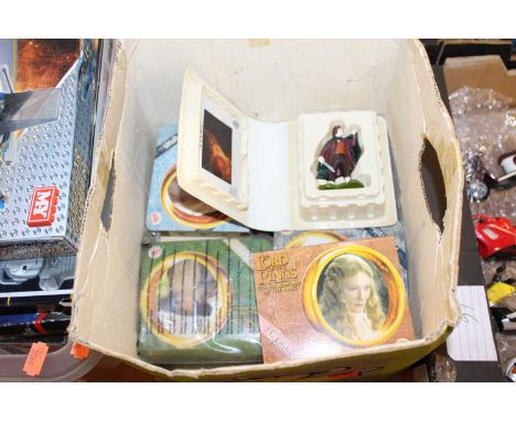 One box of Lord of the Rings Burger King release mixed figures