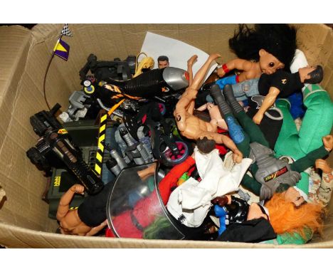 One box of various modern release Action Man
