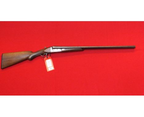 A 12 bore side-by-side N/E shotgun by Zabala with 27 3/4" barrels, S/No. 43402, this item can only be purchased by someone wi