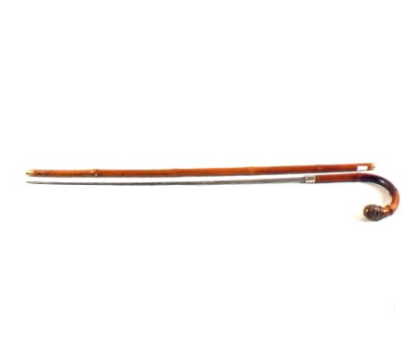 A vintage cane sword stick