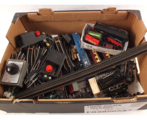 Triang Hornby locos 46201 Princess Elizabeth black, 637 saddle tank, 47583 side tank, 47 side tank, Lima diesel shunter 7120 