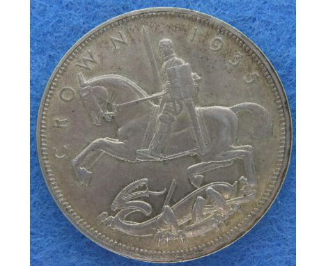 1935 George V silver crown. P&amp;P Group 1 (£14+VAT for the first lot and £1+VAT for subsequent lots) 