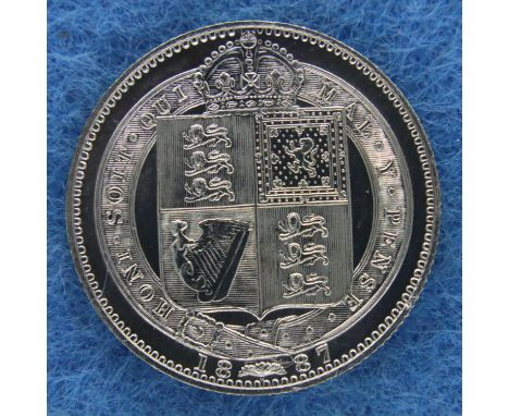 1887 Queen Victoria silver shilling. P&amp;P Group 1 (£14+VAT for the first lot and £1+VAT for subsequent lots) 