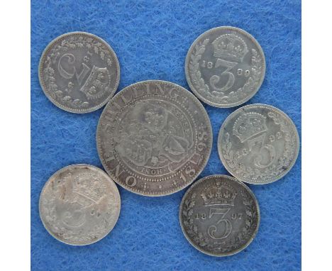 Mixed Victorian coinage. P&amp;P Group 1 (£14+VAT for the first lot and £1+VAT for subsequent lots)