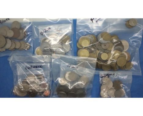 Coins of Europe; mostly 20th century, including Portugal, Spain, France, Holland and others. P&amp;P Group 1 (£14+VAT for the