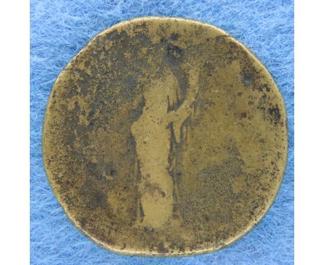 117AD Emperor Hadrian Orichalcum Sestertius. P&amp;P Group 1 (£14+VAT for the first lot and £1+VAT for subsequent lots) 